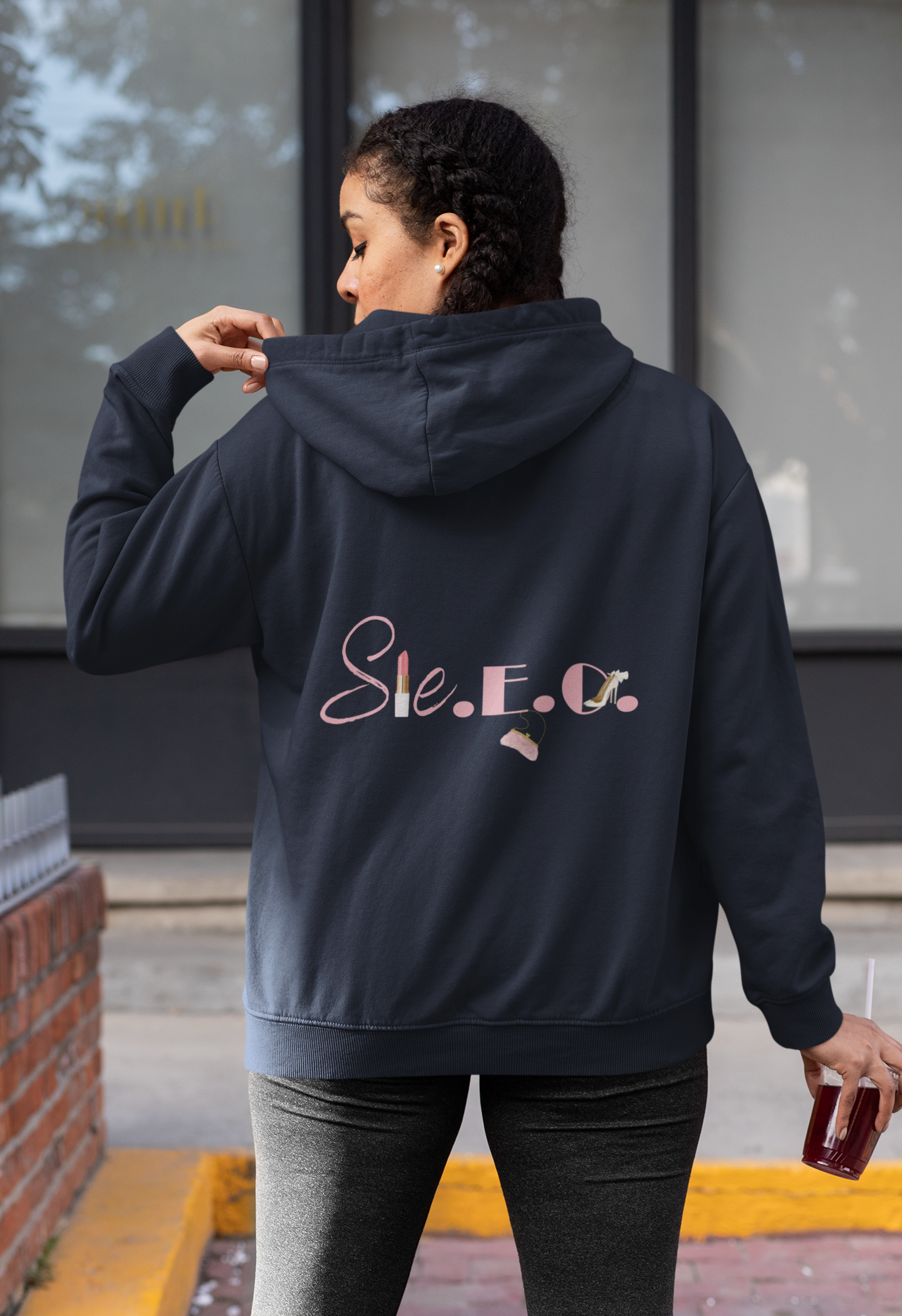 Sie.E.O. Kapuzenjacke navy
