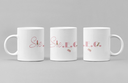 Sie.E.O. Tasse weiß