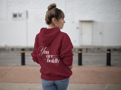 You are bold Kapuzenjacke rot