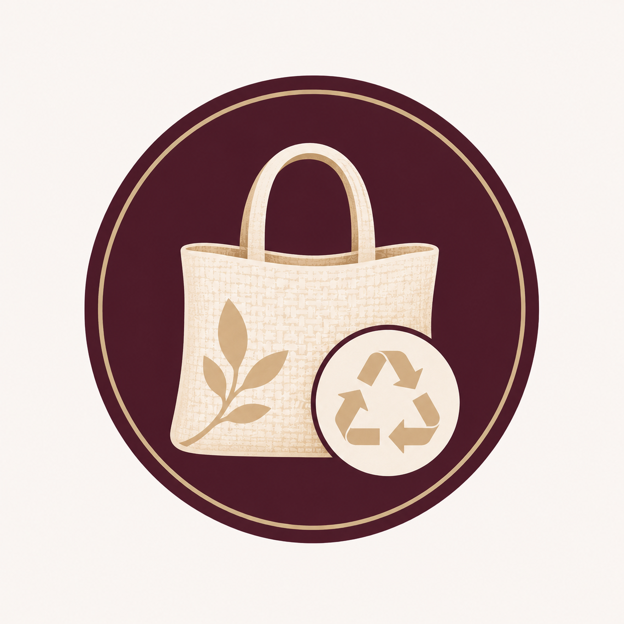 Icon für recycelten Canvas