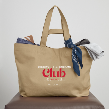 Discipline & Dreams Club Shopping Bag