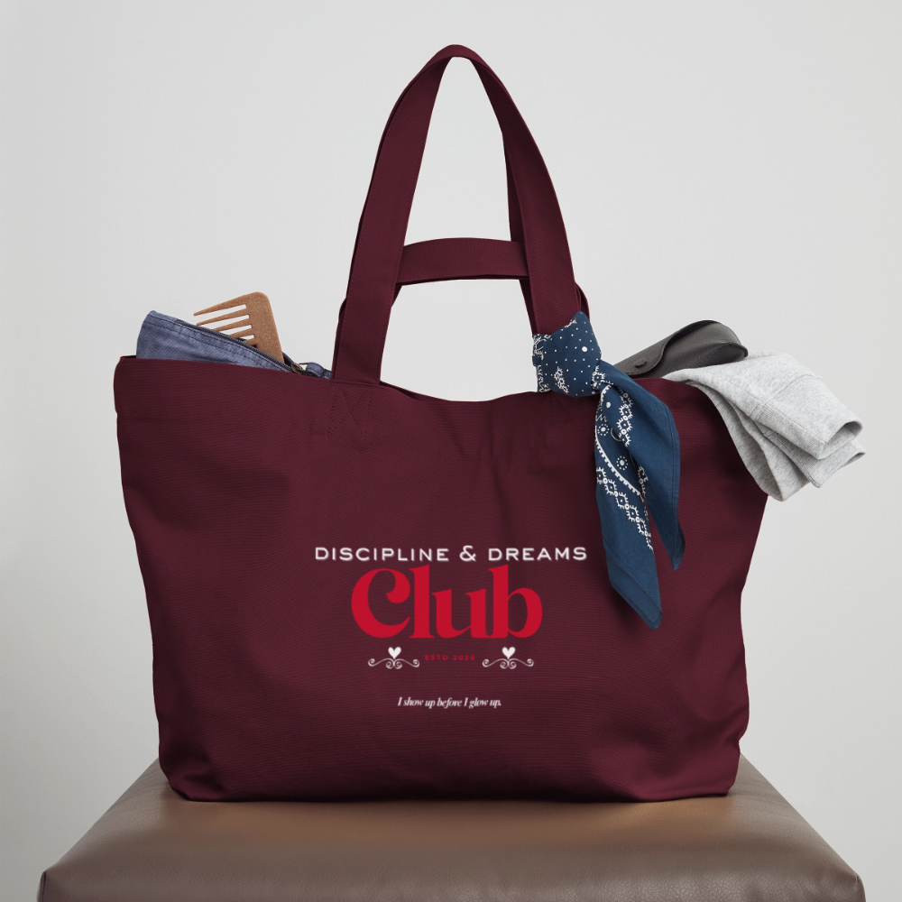 Discipline & Dreams Club Shopping Bag