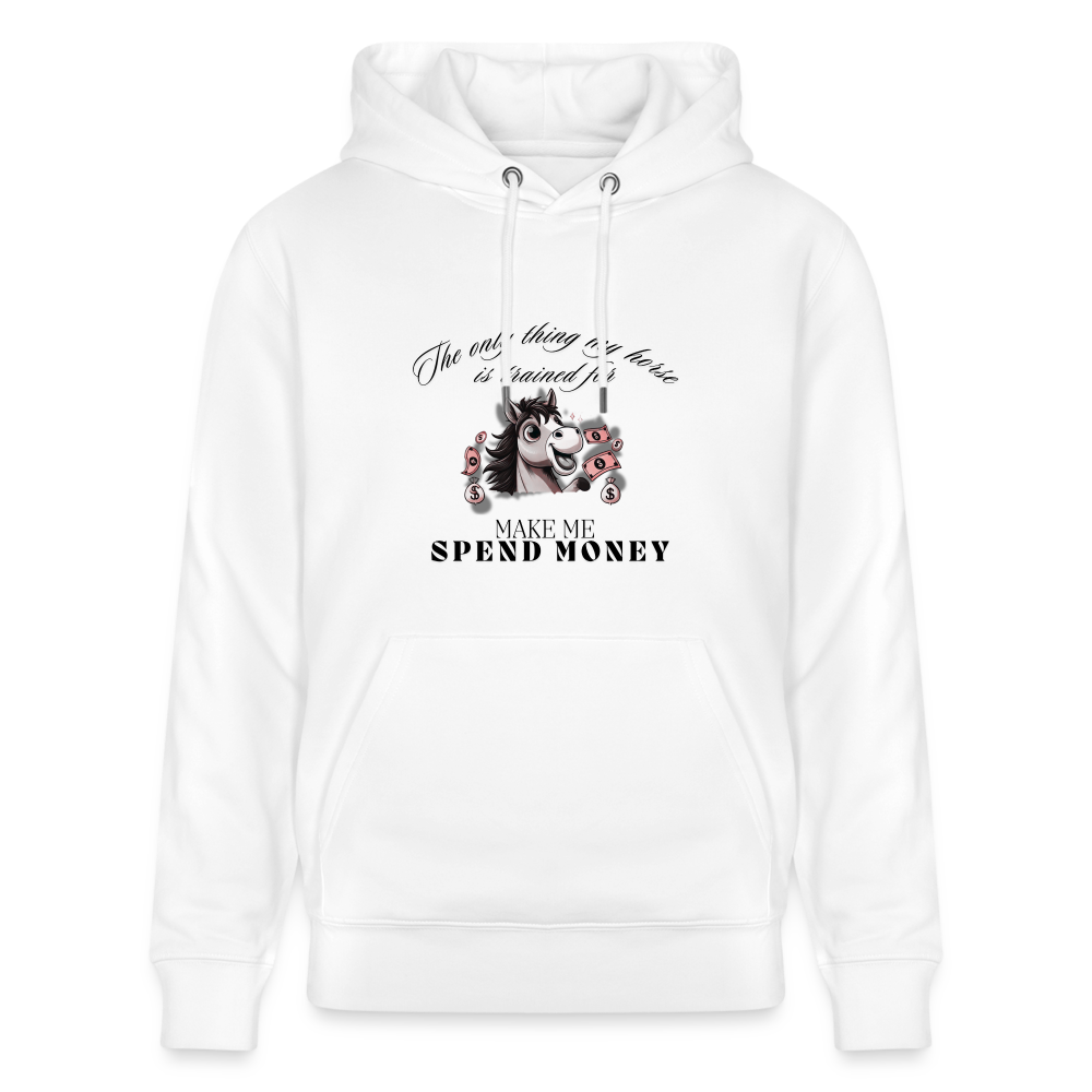 Spend Money Horse Hoodie - Weiß