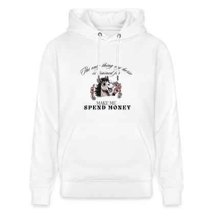 Spend Money Horse Hoodie - Weiß